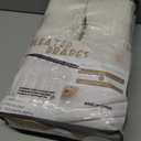 Natural Memory Trained Pinch Pleated Curtains, Thick Linen Blend Light Filtering Sheer Curtains 84 Inches Long, Viral Linen Textured Pleated Curtain with Hooks&Clips, Triple Pleat Memory Shape Curtain