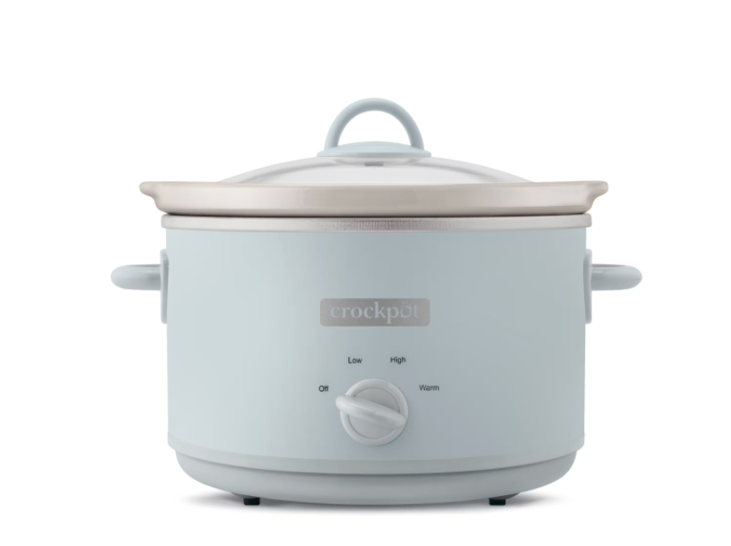 Crock-Pot® Manual Design Series 4.5 Quart Slow Cooker, Macaroon Blue