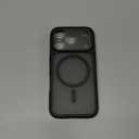 TOCOL for iPhone 17 Pro Case, Compatible with Magsafe, Full Camera Protection, Built-in Magnetic Ring, Drop Protection, Translucent Matte Phone Case for iPhone 17 Pro 6.3 inch (Black)