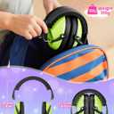 Dr.meter Ear Muffs for Noise Reduction: 27.4SNR Noise Cancelling Headphones for Kids Adults, EM100 Adjustable Hearing Protection Earmuffs for Monster Jam, Autism Sensory, Concerts, Fireworks