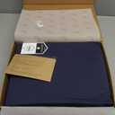 REST® Evercool®+ Cooling Sheet Set, King Size, Midnight Blue, Breathable Bed Sheets for Hot Sleeper and Night Sweats, with Pillowcases, with Ionic+ Self-Cleaning Silver Yarn for Sensitive Skin, 4PCS Fitted Sheet Pocket Depth	18 Inches