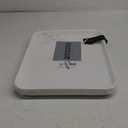 Plastic Fast Food Trays, Cafeteria Trays, 4 Pack Serving Trays (White)