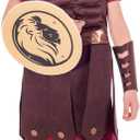 fun shack Gladiator Costume Kids Roman Soldier Boys Halloween Costume (Large)