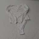 Bodysuit Thong Basic Square Neck
White M (No Brand)