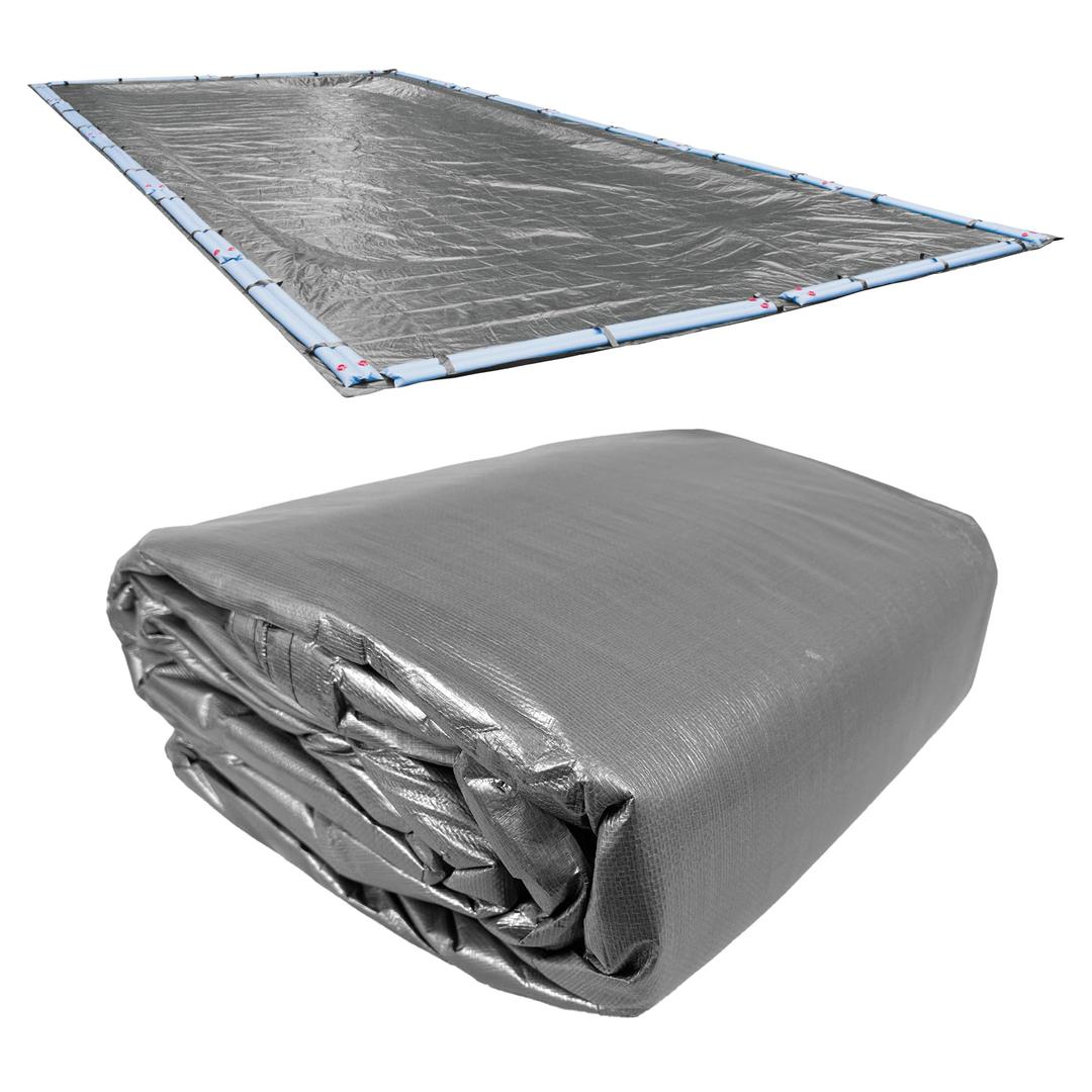 Pool Mate 16 x 32 ft Extra Strength Platinum Pool Cover for Inground Pools