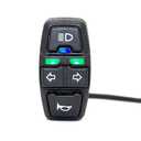 Motorcycle Head Light Turn Switch, Motorcycle Headlights Horn Turn ON/Off Control Switches for Scooter Electric Bike,3-in-1 Light Horn Turn Switch Signal Button Set