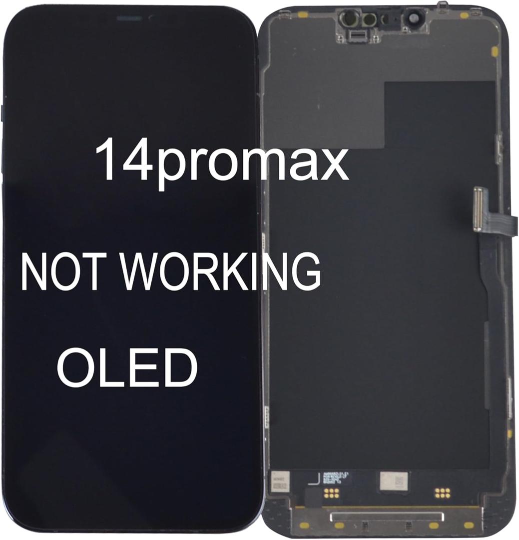 Screen for iPhone 14 Pro Max Screen Replacement - Touch Screen Assembly Not Working OLED