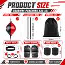 Doorway Punching Bag, No-Drill Double End Bag, Boxing Trainin
Fits 27.6-47.2 in Door Frames, Adjustable Steel Bars, Includes Double End Bag, Speed Training Balls, Gloves, Hand Wraps, Pump