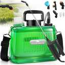 SideKing Battery Powered Sprayer 1.35 Gallon, 3 Adjustable Pressure Electric Weed Sprayer with Battery Indicator, Telescopic Wand & 4 Nozzles, Rechargeable Garden Sprayer for Lawn, Yard & Pest Control