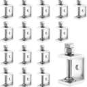 16 Pack 1 Inch Stainless Steel C Clamps, Heavy Duty Mini C Clamps for Woodworking Metal Mounting Welding
