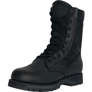 Rothco Sierra Sole Tactical Boots  8 Inch Sturdy and Reliable Footwear for Any Adventure Regular (12, Black)