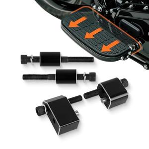 PIKPOP 1-1/4'' Driver Floorboard Extension Kit Fit for Harley Touring 2009-2025, Floorboard Spacer Extenders for Street Glide Road Glide Road King Electra Glide, Tri-Glide (Black)