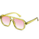 livho Trendy Polarized Square Aviator Sunglasses Women Men Square Eyewear Frame, Retro Sun Glasses for Women Men 2025 Shades