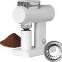 TIMEMORE Sculptor 078S Flat Burr Coffee Bean Grinder, Electric Espresso Grinder with Stepless Coarseness Adjustment, Suitable for Espresso, Pour over, French Press, Cold Brew - White