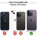 LOHASIC for iPhone 14 Pro Max Leather Case Women, Slim, Light Green Gold
