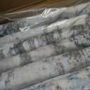 Area Rugs for Living Room: Abstract Washable Rug Modern Neutral Large Soft Stain Resistant Non-Slip Backing Machine Table for Bedroom Dining Room Indoor Home Office Carpet - 12x15 Blue Grey
