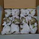 DN DECONATION Christmas Decorations Gold Mercury Glass Ball Ornaments Set of 12, 3.14 Matte Christmas Balls for Xmas Tree Decorations, Holiday Party Decor, Wedding Anniversary Ornament Gift