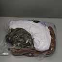 5 Pack Women's Cotton Mock Turtleneck Long Sleeve T-Shirts, Basic Tops Slim Fitted Stretch Underwear Layer Tee (XX-Large, Army Green, Mocha, White, Light Gray, Black)