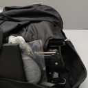 4 in 1 Baby Bassinet, Pack and Play, Bedside Crib Sleeper, Diaper Changer - Comes with Mattress, Mosquito NetBottom Storage and Toy Bar for Newborn to Toddles (Black)