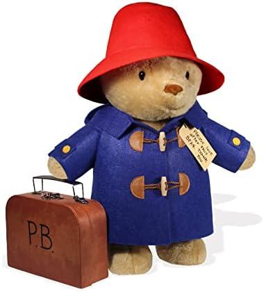 YOTTOY Paddington Bear Collection | Classic Paddington Bear Stuffed Animal Plush Toy w/ Suitcase - 16”H