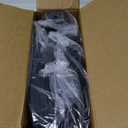 Everlasting Comfort Stadium Seats with Back Support - Adjustable Memory Foam Bleacher Chairs with Back and Cushion, Portable, Easy Folding Stadium Seat Cushion with Storage Pocket (01. Black)