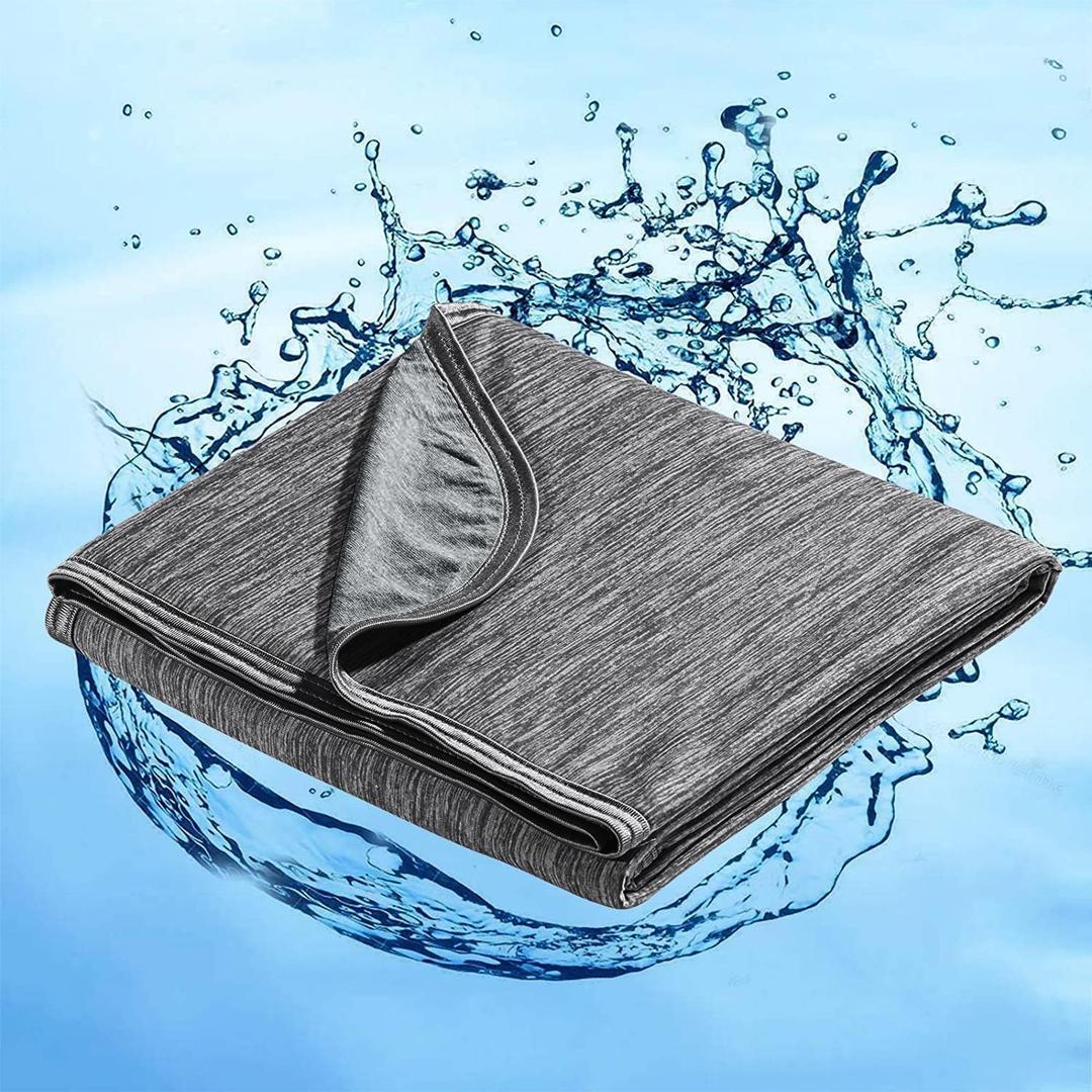 Cooling Blanket for Hot Sleepers Twin Size, Arc-Chill Cooling Blanket with Double-Sided Design, Japanese Cooling Fiber Absorbs Body Heat, Lightweight Soft Cold Blankets for Sleeping Summer