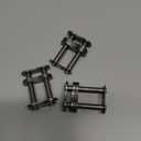 UXCELL 3Pcs #50-2/10A-2 Double Roller Chain Connecting Links 15.875mm Pitch Carbon Steel Master Connector Link