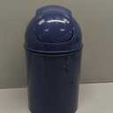 Umbra 1.25 Gallon Mini Waste Can with Removable Swing-Top Lid - Small Garbage Bin for Kitchen, Bathroom, Bedroom, Office - Compact Trash Can Fit Under Tables & Counters - Blue