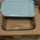 Pyrex Deep 3-Pack Glass Baking Dish Set (9"x13", 7"x11", 8"x8") With BPA-Free Lids, Rectangular Glass Bakeware, Dishwasher, Microwave, Freezer & Pre-Heated Oven Safe