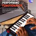 Donner Mini MIDI Keyboard, N-25 25 Key MIDI Controller for Beginner with Velocity-Sensitive Mini Keys&Light-up Rocker&Music Production Software, Small Controlador MIDI with 40 Teaching Courses