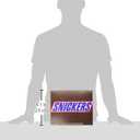 Snickers Single Bar Chocolate Candy, 48 bars of 1.86oz each. (EXP 03/31/27)