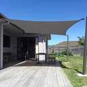 SUNNY GUARD Sun Shade Sail 10' x 20' Rectangle Dark Grey UV Block Sunshade for Backyard Yard Deck Patio Garden Outdoor Activities and Facility