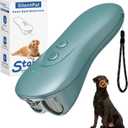 Dog Bark Deterrent Device,Anti-Barking Device,Up to 15Ft Long Range & Rechargeable Bark Control,Stop Barking Dog Devices,Safe for Dogs Training,Indoor & Outdoor（Green）