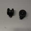 Zoofen Luggage Replacement Wheels 2 pcs Suitcase Replacement Wheels Wear-Resistant Luggage Wheels for Most Suitcase Repair (Black)