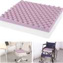 BALAPET Double-Layer Egg Foam Crate Pad, High-Density Foam Support Egg Chair Cushion to Relieve Back, Seat Cushion Chair Accessories Pad for Office Recliner Wheelchair Home Car(18x16x4in)