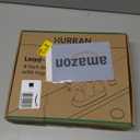 Bathroom Faucets for Sink 3 Hole, Hurran 4 inch Brushed Nickel Bathroom Sink Faucet with Pop-up Drain and Supply Lines, Stainless Steel Centerset Faucets for Sink Vanity RV