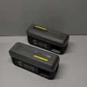 OWLTRA 2 Pack OW-7 in-/Outdoor Electric Rodent Trap, Instant Kill Mouse & Rat Zapper with Waterproof Cover, Sound & Light Alarm, and Batteries or USB Power Source, Waterproof Grade IPX4, Black