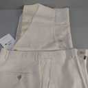 YND 2-Piece Men’s Linen Waistcoat Shorts, Lightweight Vest Pants, Casual Wedding Beach Summer Prom Homecoming Outfit Large