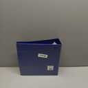 Samsill Durable 3 inch 3 Ring Binder, D Ring Binder, 100% Recycled Chipboard, Blue