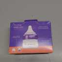 Lansinoh Anti-Colic Baby Bottles for Breastfeeding Babies, 2 Ounces, 2 Count, with 2 Extra Slow Newborn Flow Nipples, Size XS