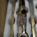 8-Light Brushed Gold Linear Chandelier,60" Dining Room Light Fixture