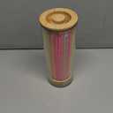 Straws Holder Dispenser for Counter, 10-Inch Drinking Straw Dispenser,Acrylic Straw Organizer with Bamboo Lid,Includes 100 Straws,Transparent Straw Storage Container for Kitchen,Pencils and Silverware