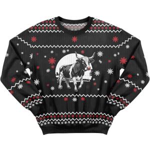 99TIMORO Funny Ugly Christmas Sweater for Men and Women, Holiday Pullover 2025, Novelty Crewneck Sweatshirt, Festive Gift (XL)