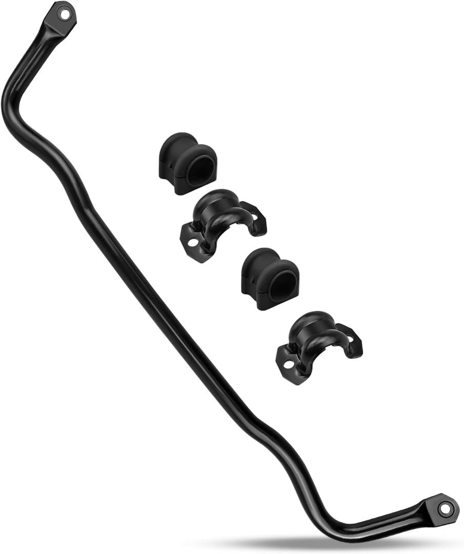 Front Suspension Stabilizer Bar 55398938AC Compatible with Dodge Ram 1500 2009-2010, Ram 1500 2011-2018, Ram 1500 Classic 2019-2022, Sway Bar Front Stabilizer Bar with Bushing and Bushing Retainer