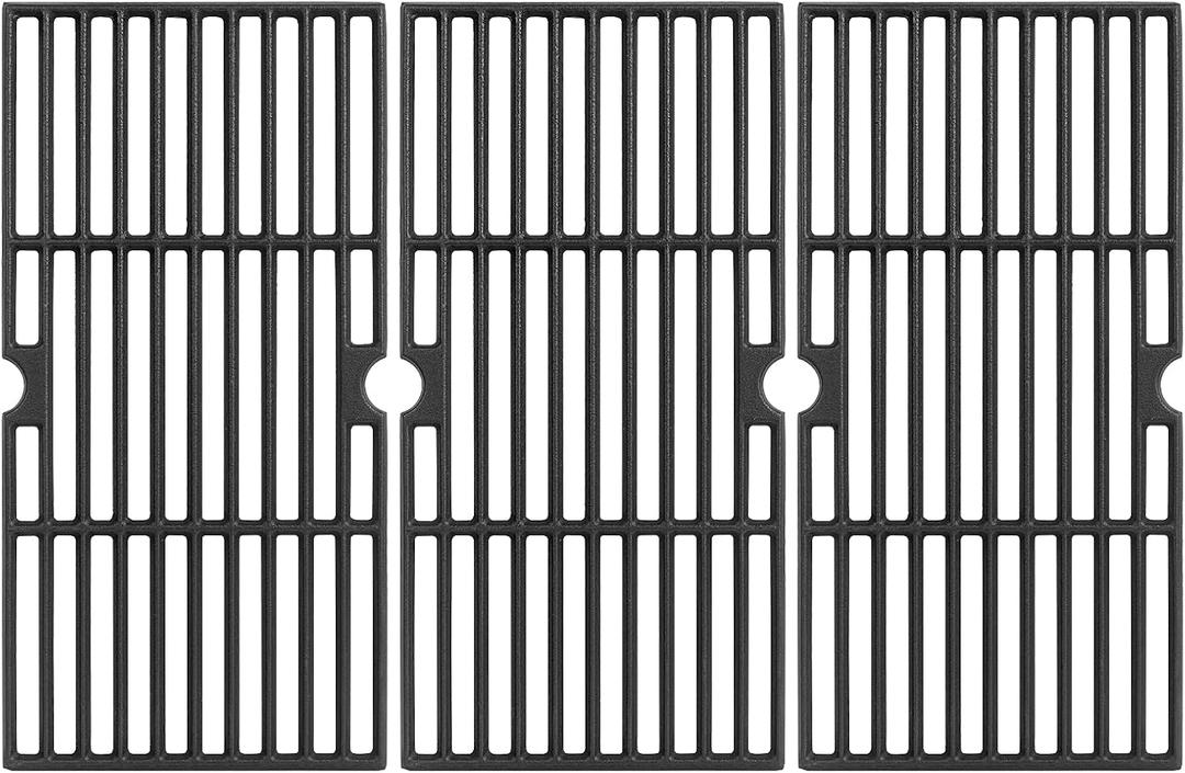 Grill Grates for Charbroil Advantage 4 Burner 463343015 463344015 463344116, Gas2coal 463340516 Gas Grill, Grill Grids for Char-Broil 463336016, Replacement for G467-0002-W1 Cast Iron Cooking Grids
