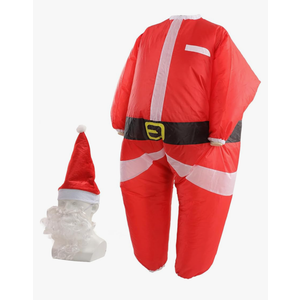 Inflatable Santa Costume, Polyester Battery Powered Inflatable Santa Costume Fat Suit Costume Santa Inflatable Outdoor Cosplay Party Costume for Adults, Santa Costume