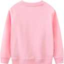Toddler Girl Cotton Long Sleeve Sweatshirt Christmas Clothing 2-9Y (6-7 Years, #Pink Unicorn)