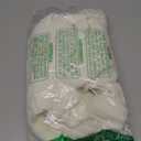 36 Inch White Knitted Christmas Tree Skirt, Chunky Cable Knit with Braided Scalloped Edge, Perfect for Xmas Holiday Decorations