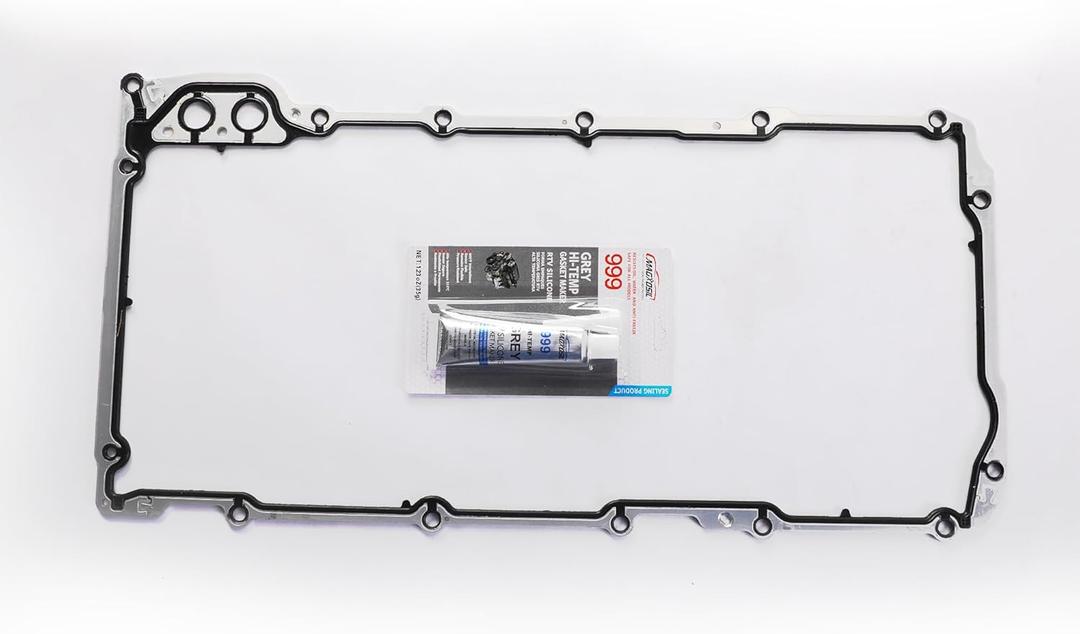 PHILTOP Oil Pan Gasket Set for 97-15 Chevrolet Silverado GMC Sierra 4.8L 5.3L 5.7L 6.0L 6.2L OHV-OS30693R