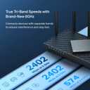 TP-Link AXE5400 Tri-Band WiFi 6E Router (Archer AXE75), 2025 PCMag Editors' Choice, Gigabit Internet for Gaming & Streaming, New 6GHz Band, 160MHz, OneMesh, Quad-Core CPU, VPN & WPA3 Security